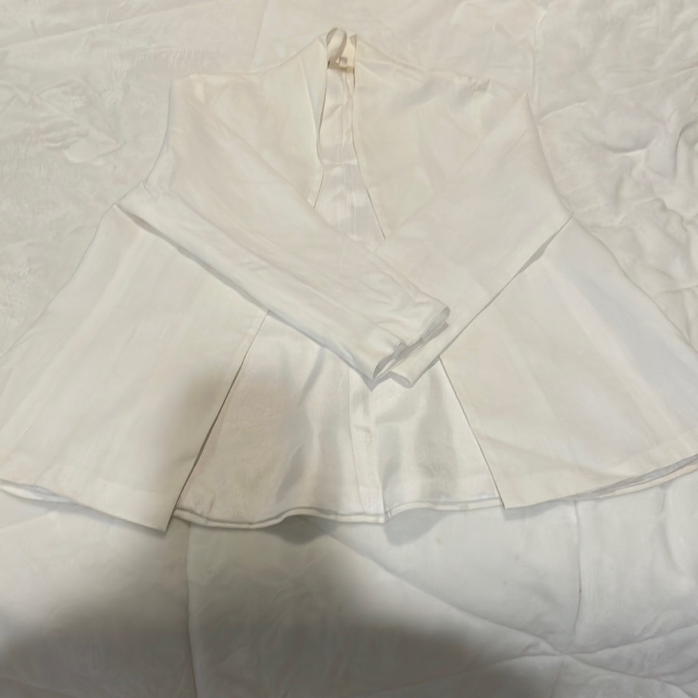 Plain White Jacket XL